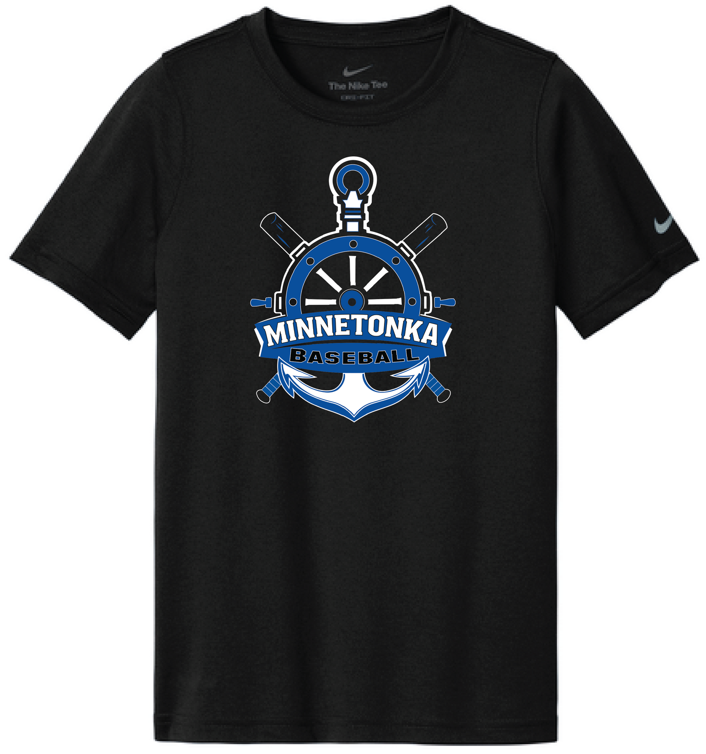 Baseball Youth Nike Swoosh Sleeve Legend Tee