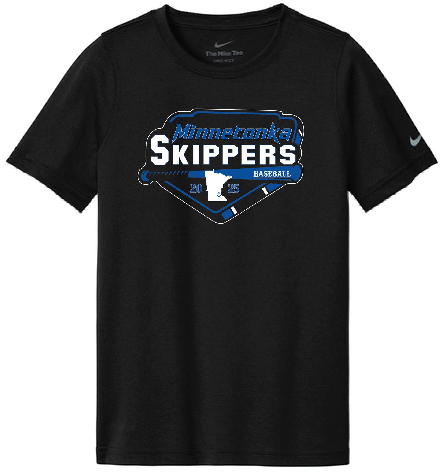 Baseball Youth Nike Swoosh Sleeve Legend Tee