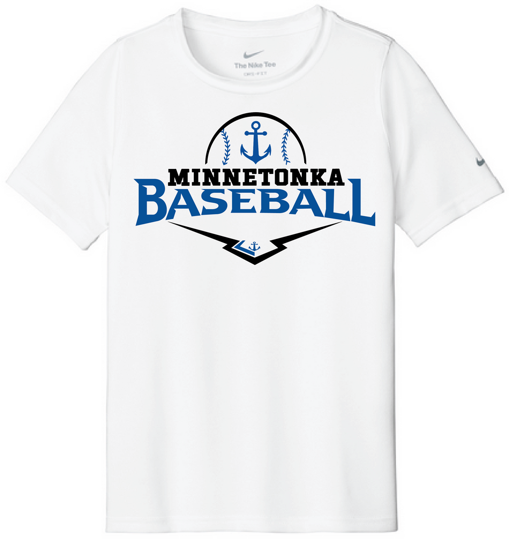 Baseball Youth Nike Swoosh Sleeve Legend Tee
