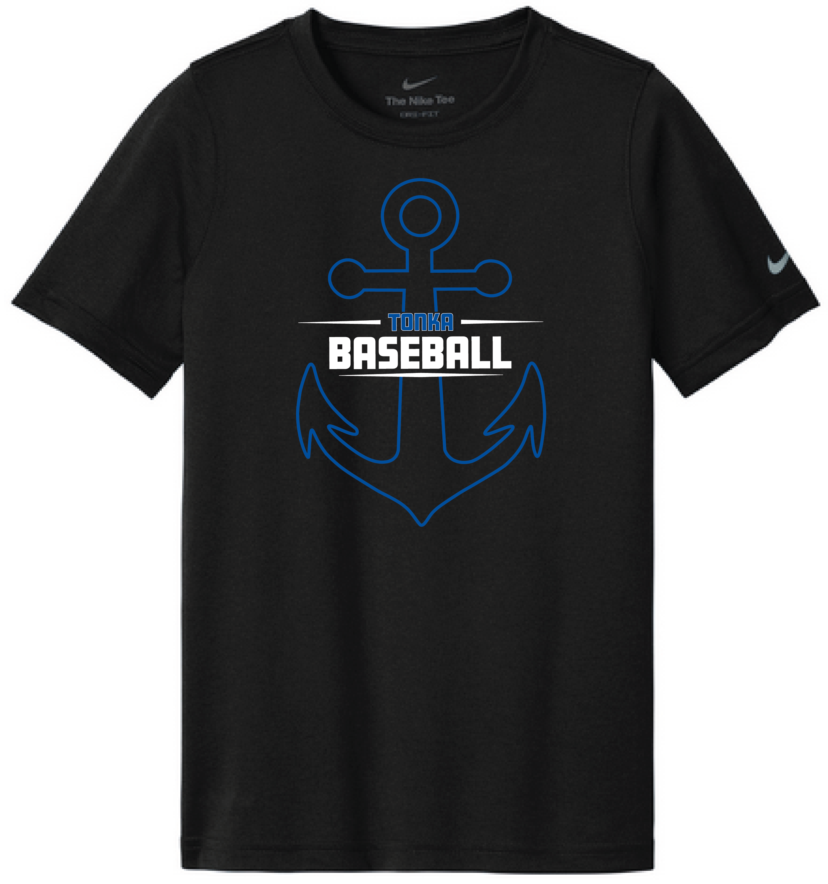 Baseball Youth Nike Swoosh Sleeve Legend Tee