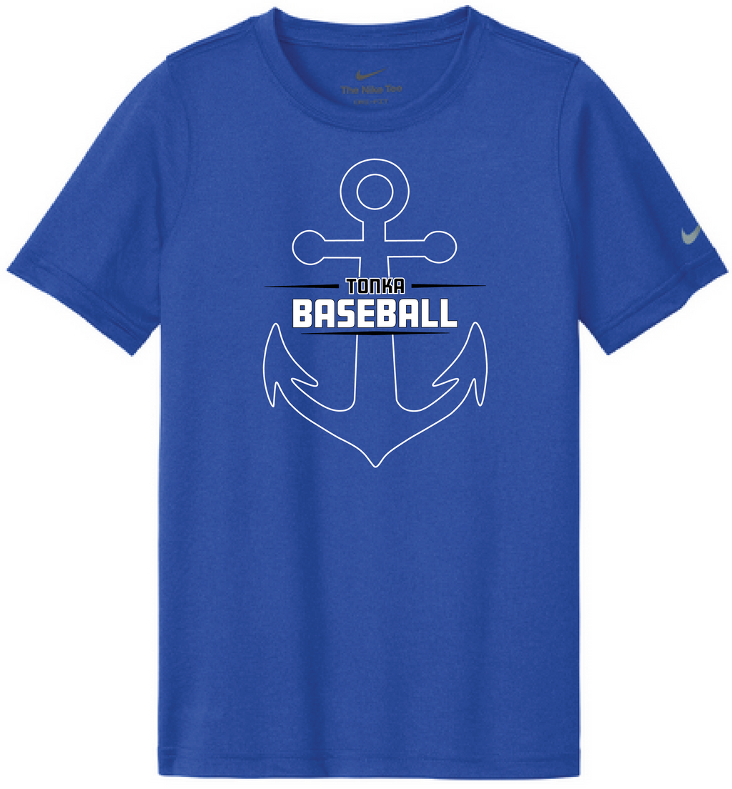 Baseball Youth Nike Swoosh Sleeve Legend Tee