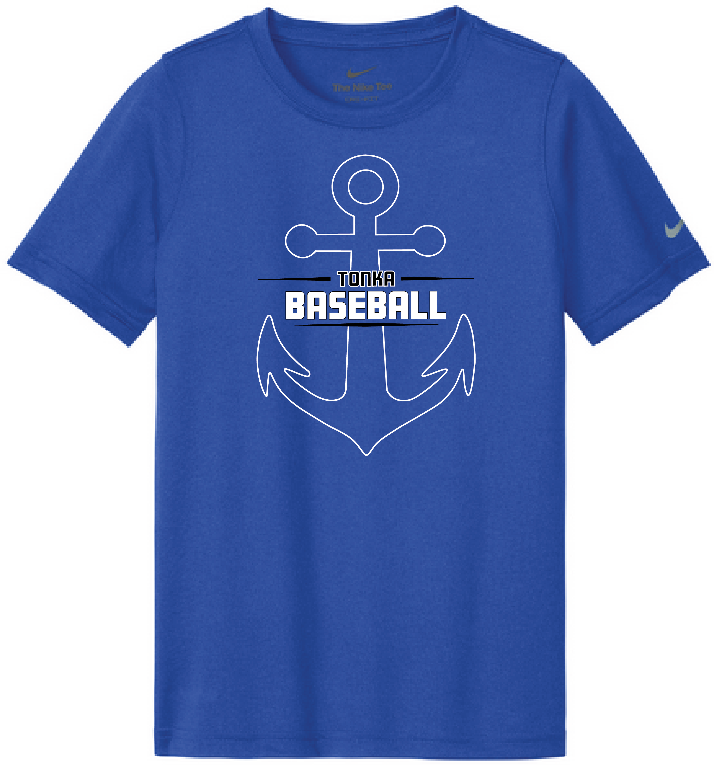 Baseball Youth Nike Swoosh Sleeve Legend Tee
