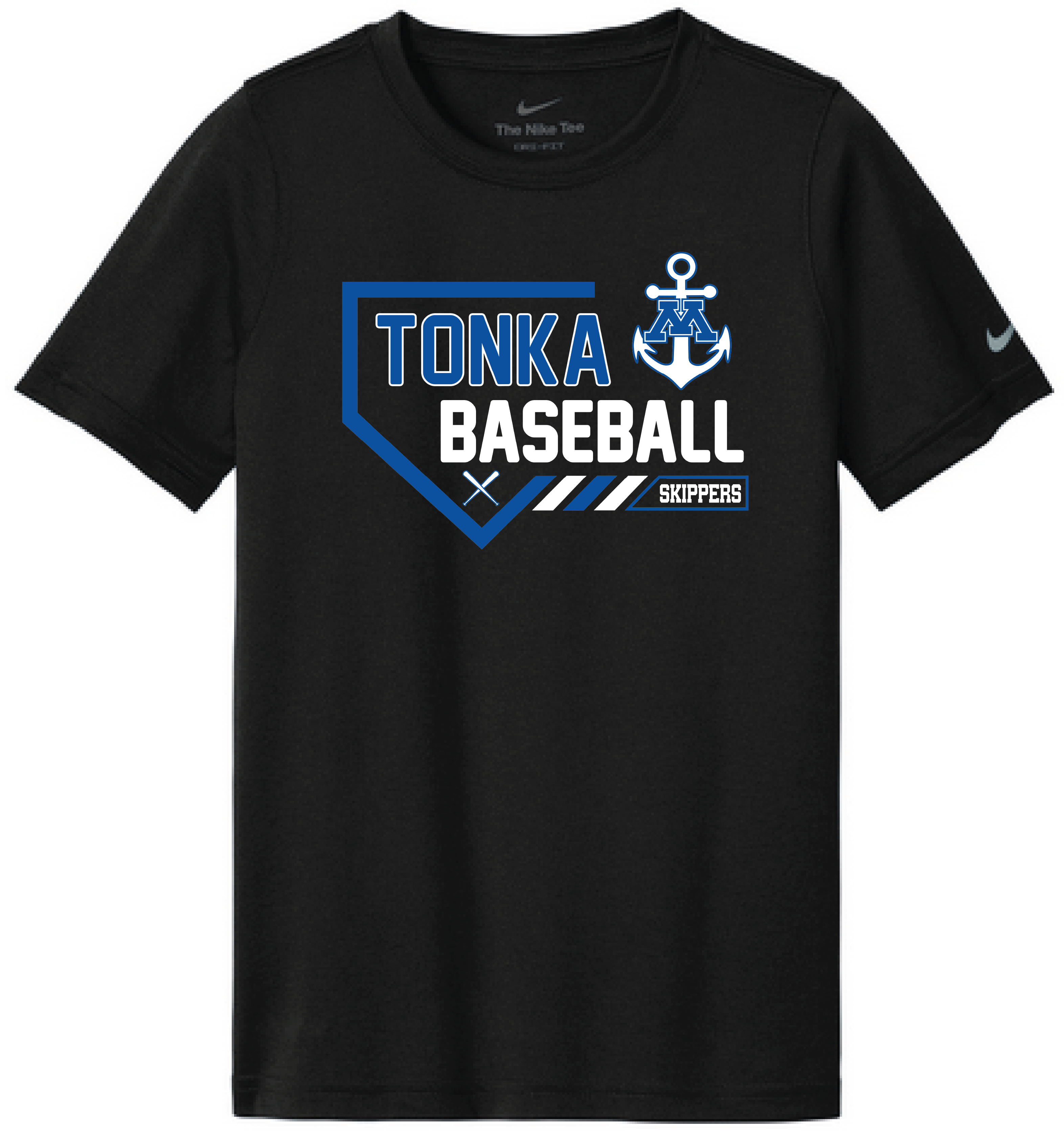 Baseball Youth Nike Swoosh Sleeve Legend Tee