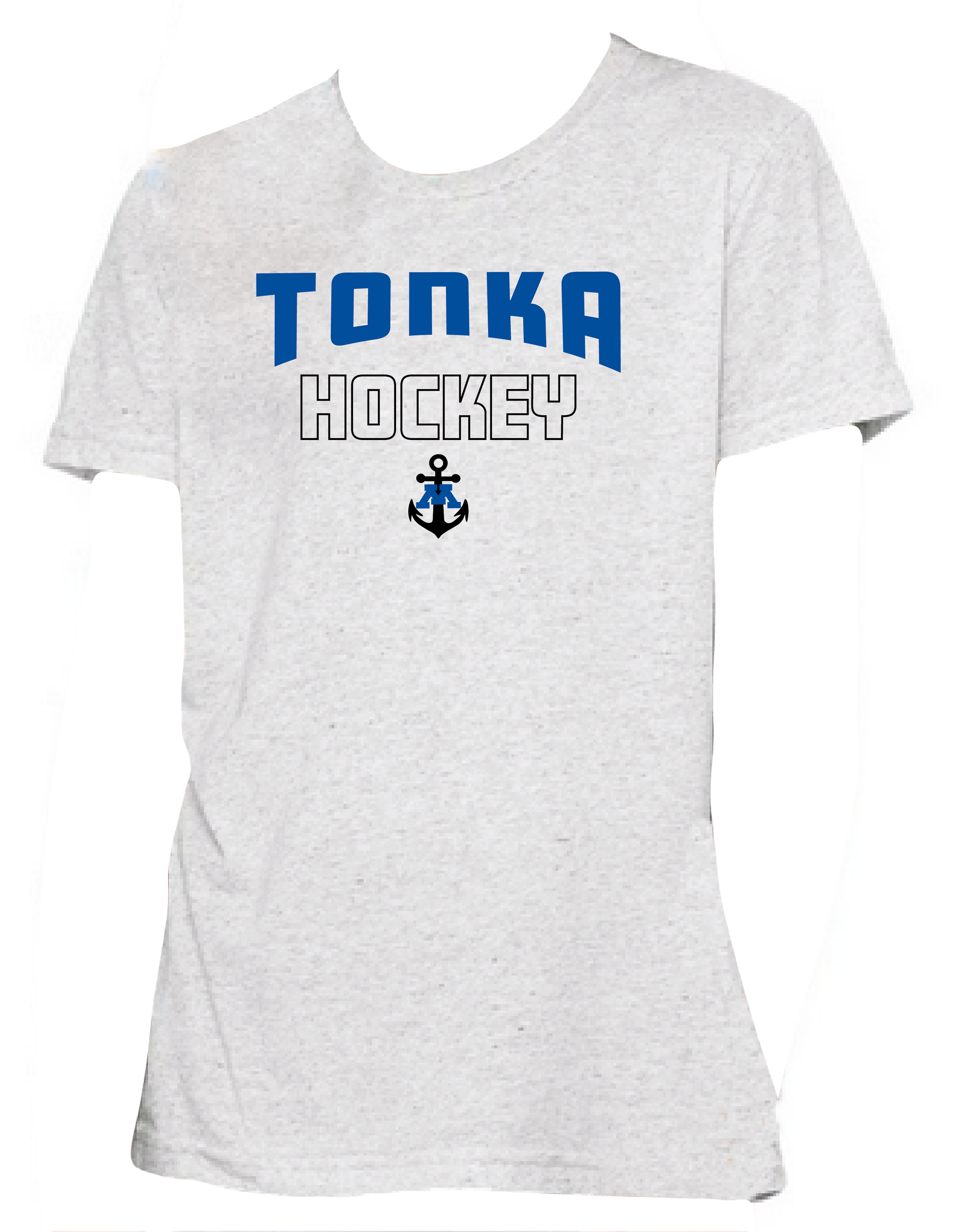 Tonka Hockey Small Anchor Heather White