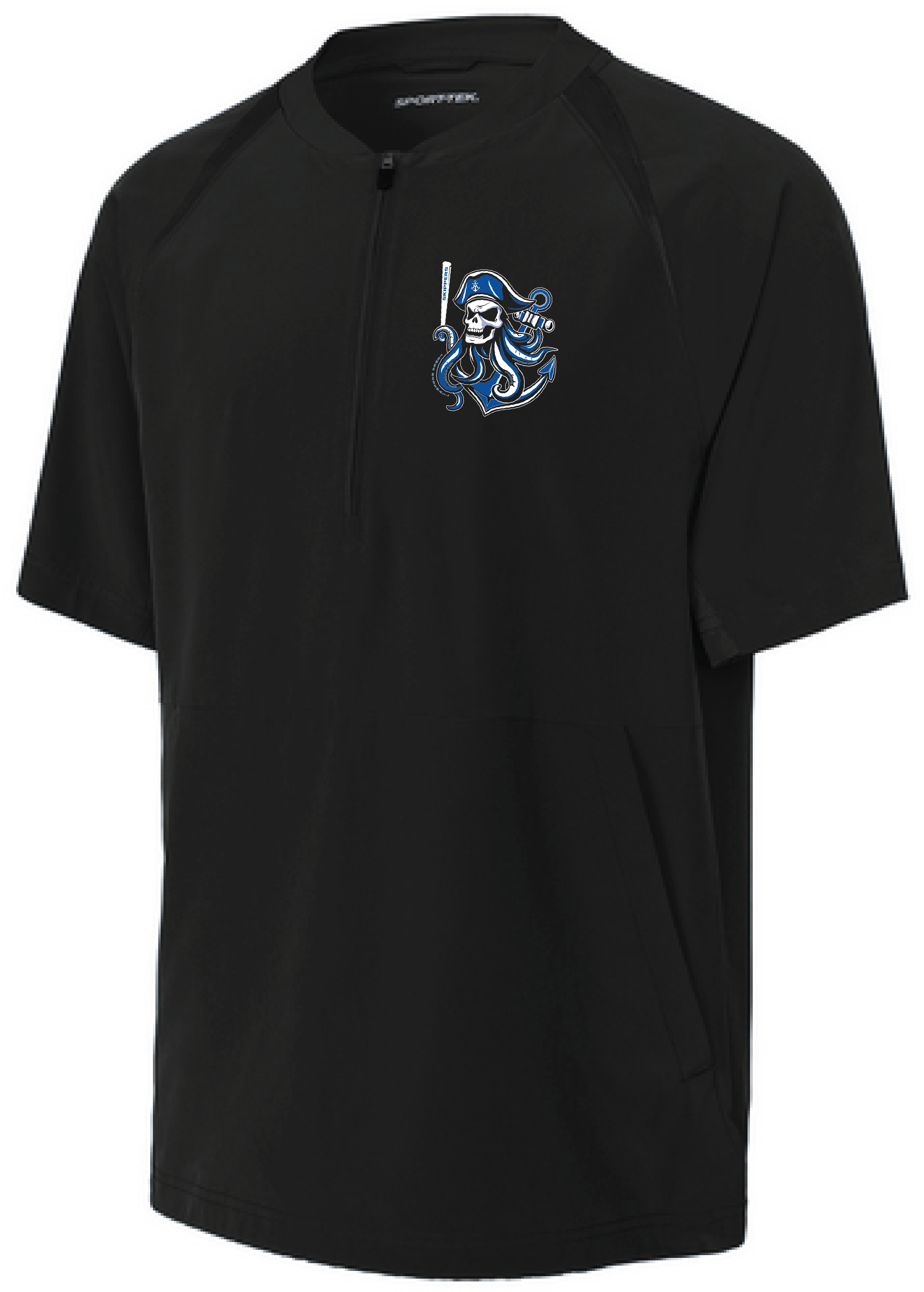 Baseball Youth Team 1/2-Zip Short Sleeve Cage Jacket