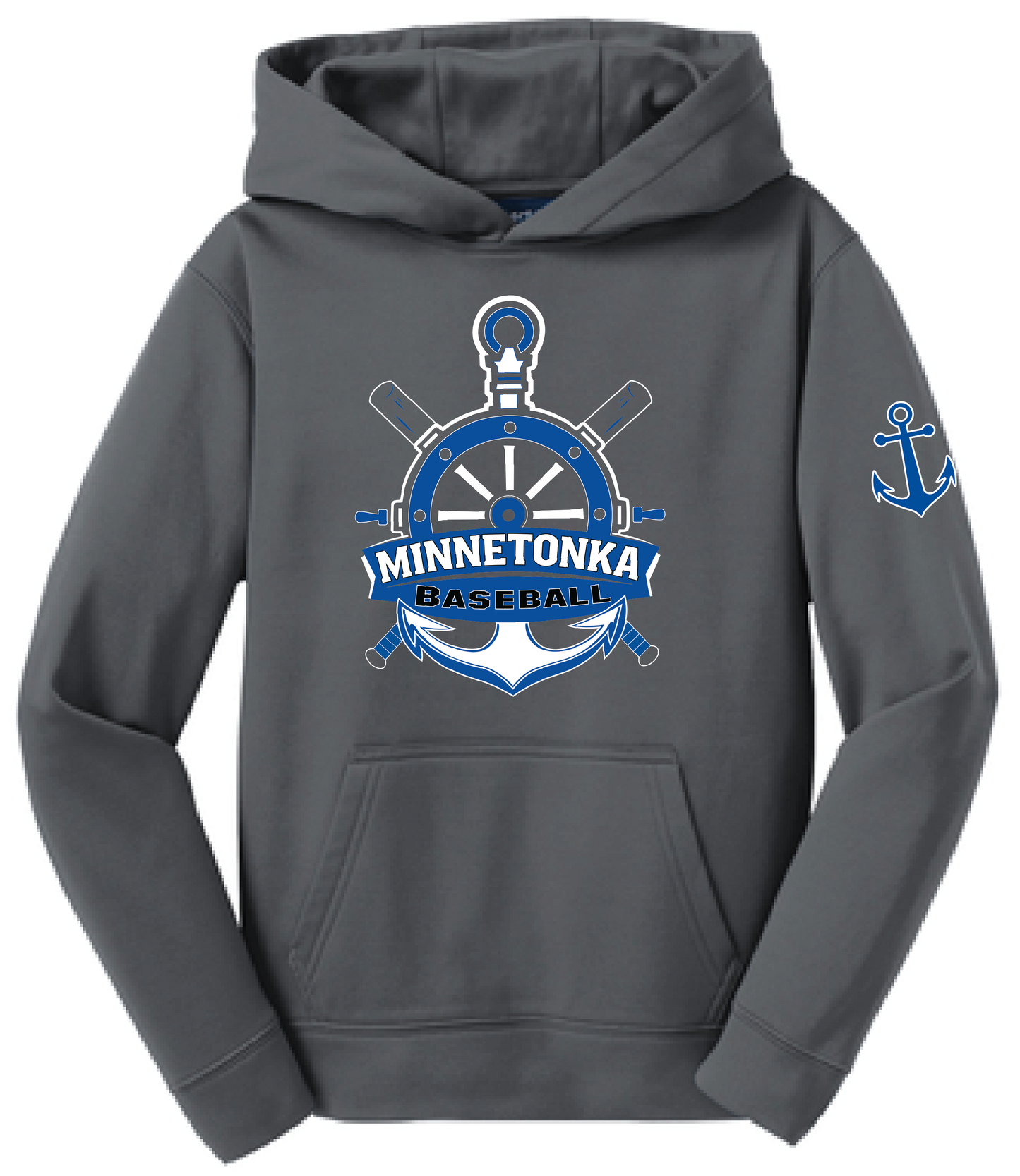 Baseball Youth Performance Fleece Hoodie