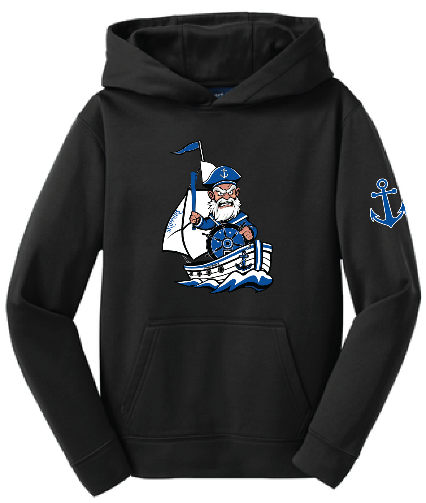 Baseball Youth Performance Fleece Hoodie