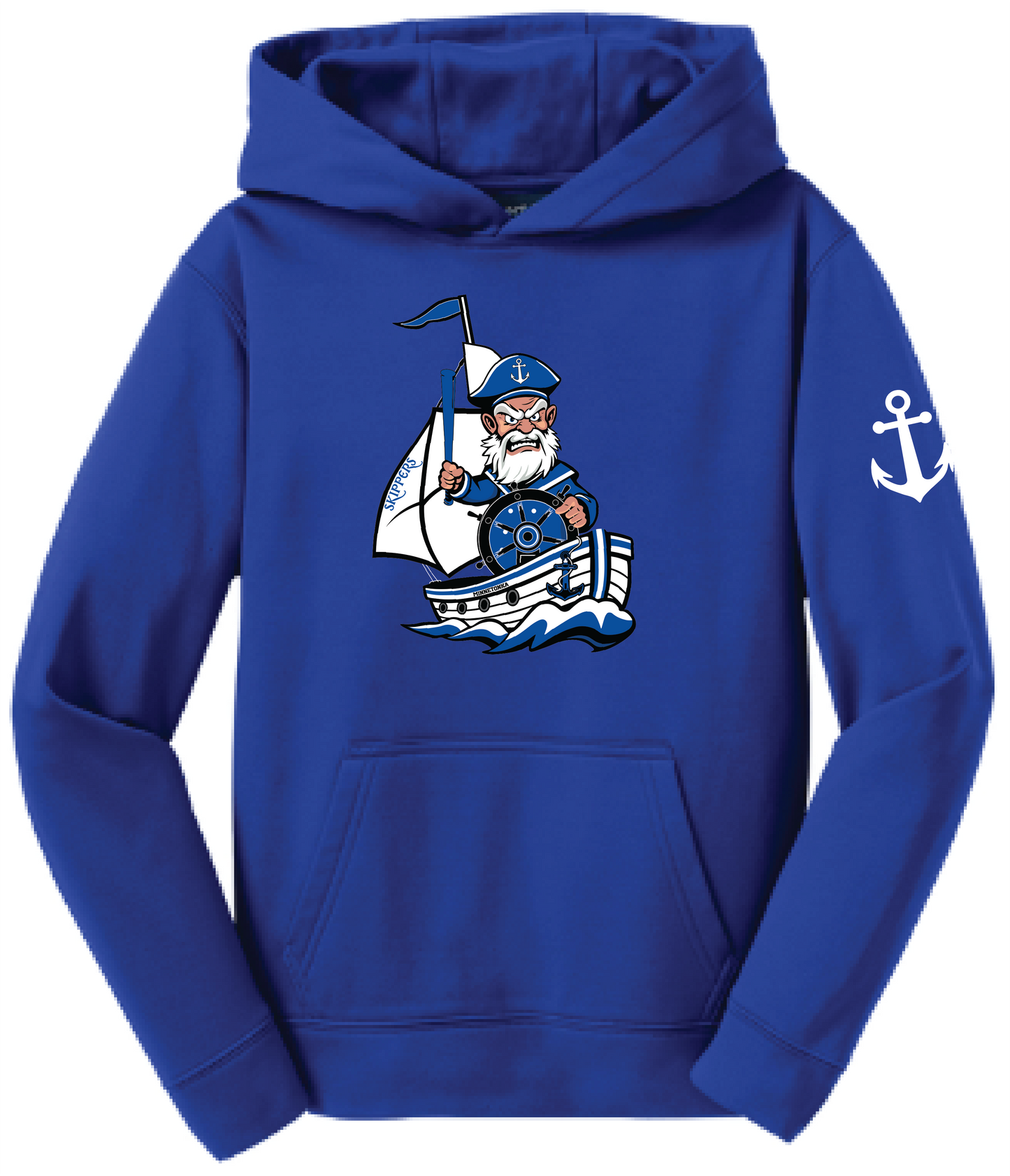 Baseball Youth Performance Fleece Hoodie