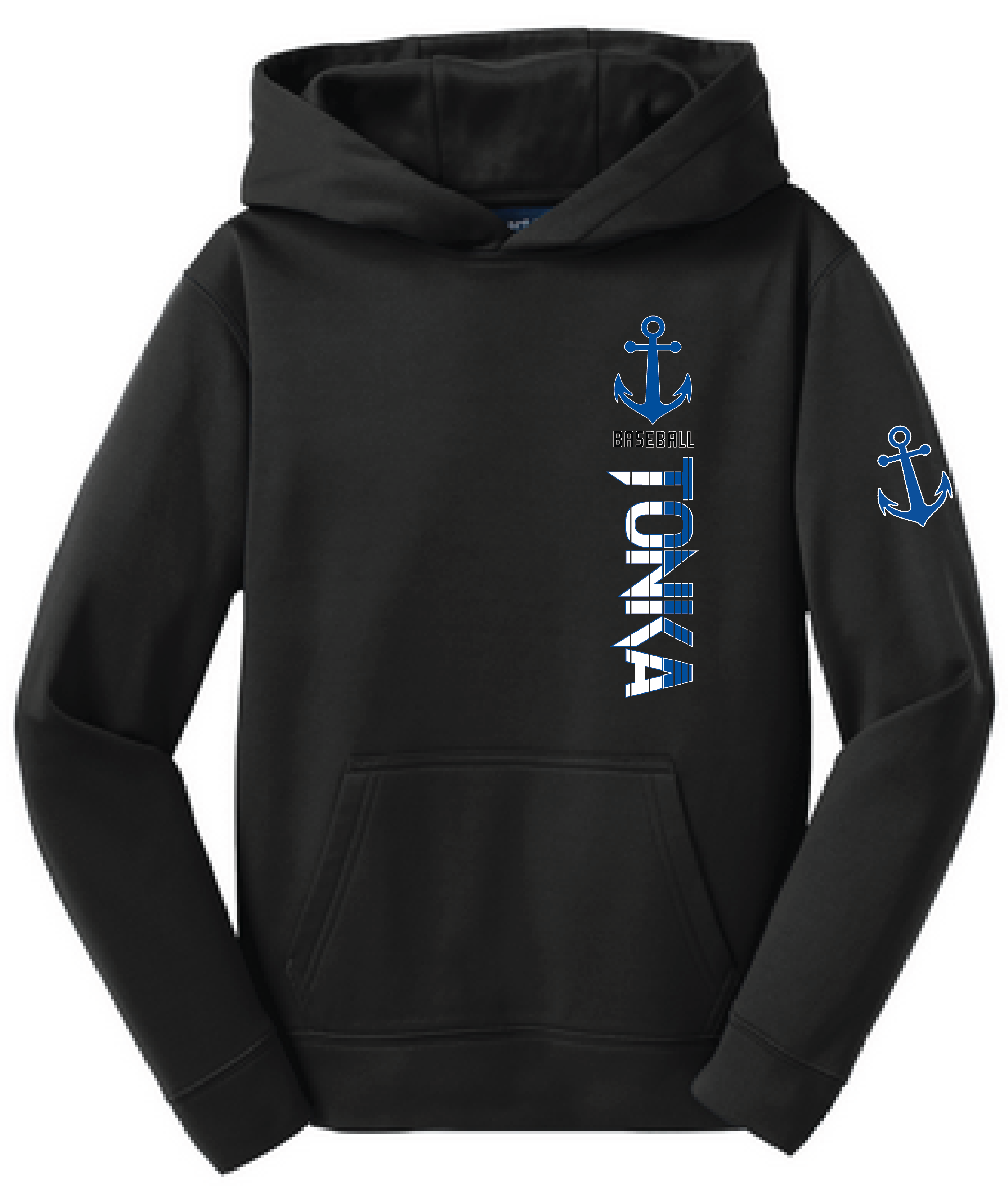 Baseball Youth Performance Fleece Hoodie