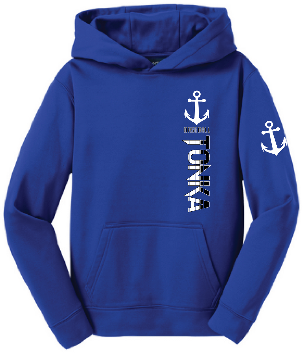 Baseball Youth Performance Fleece Hoodie