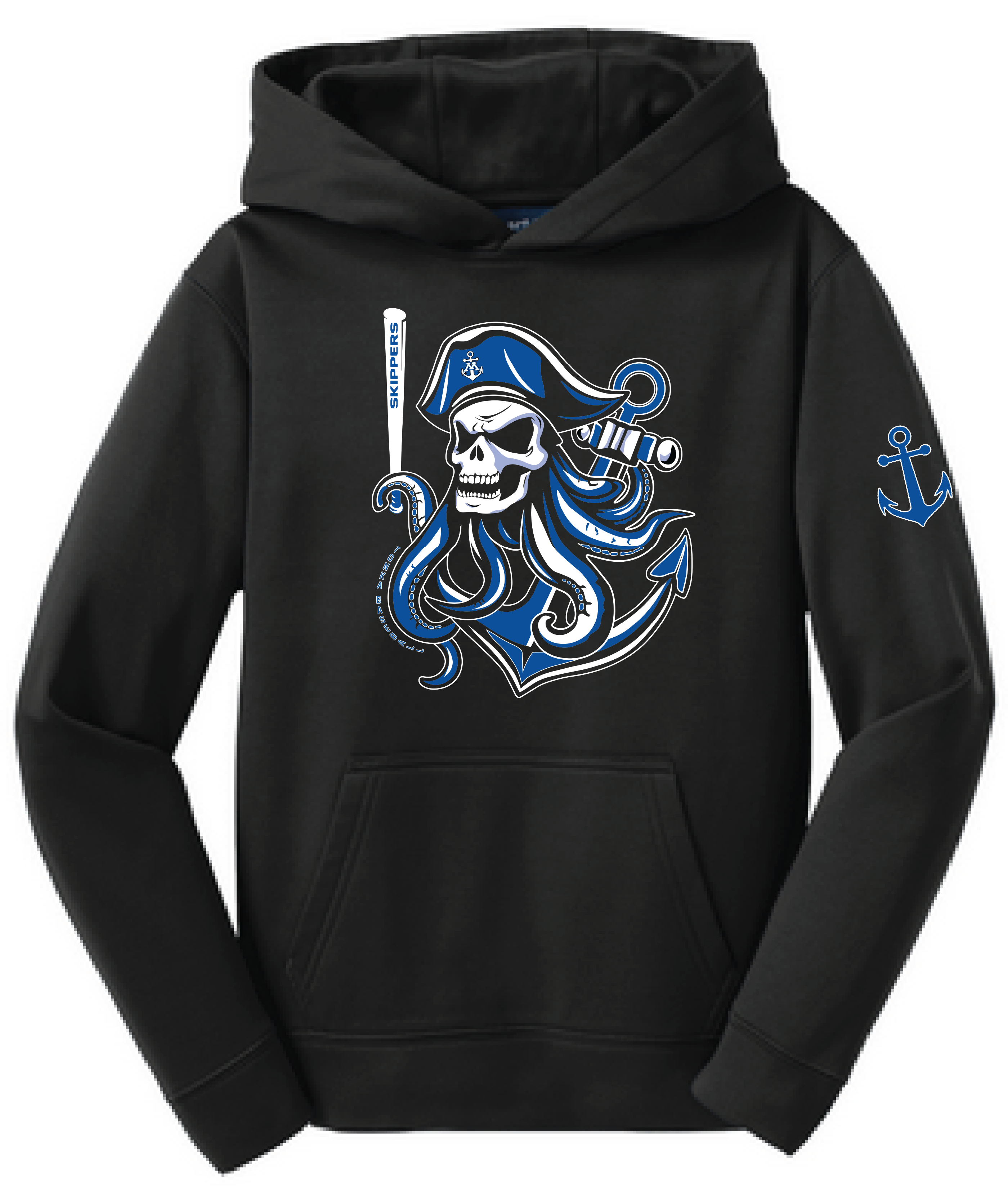 Baseball Youth Performance Fleece Hoodie