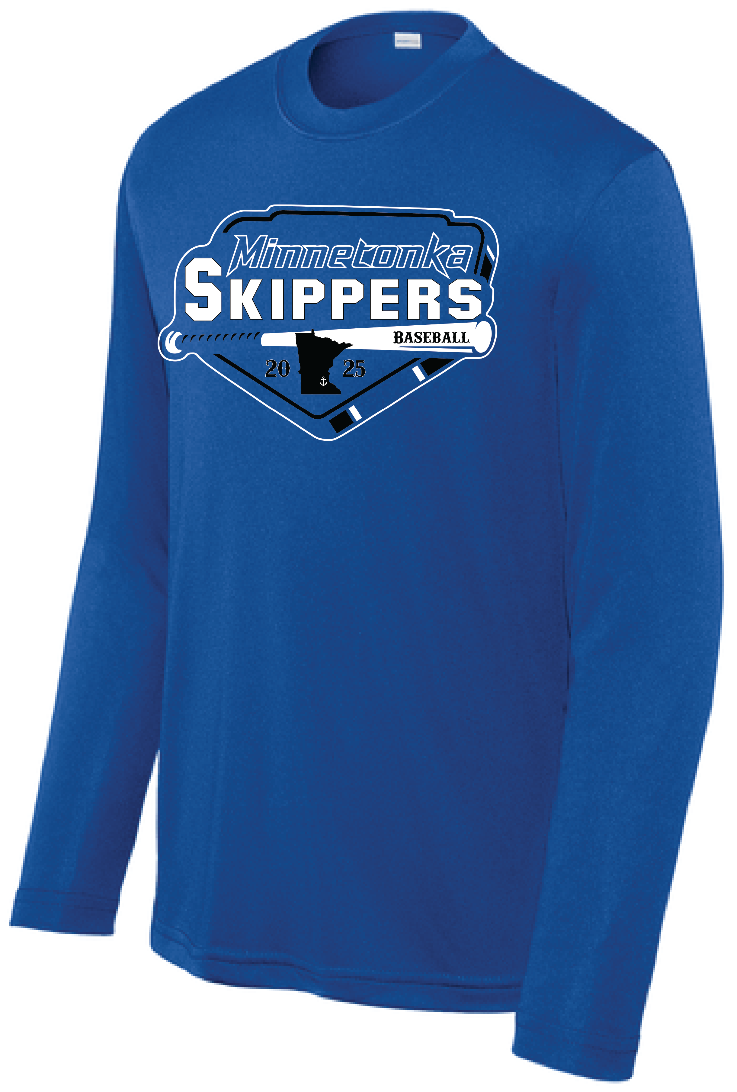 Baseball Youth Performance Long Sleeve Competitor Tee