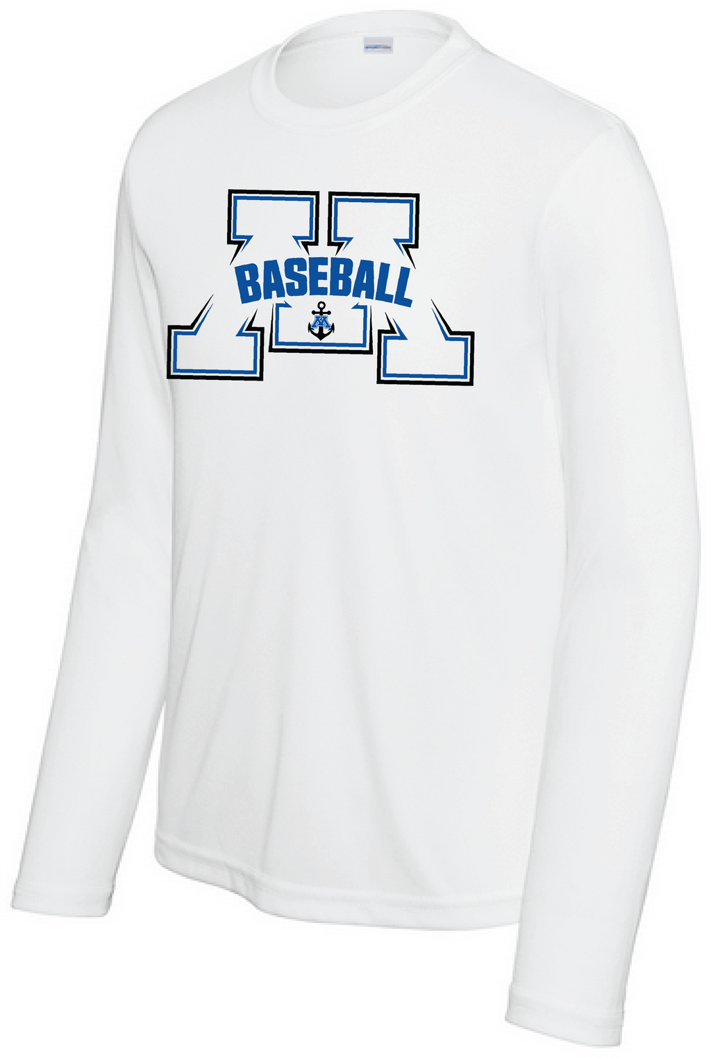 Baseball Youth Performance Long Sleeve Competitor Tee