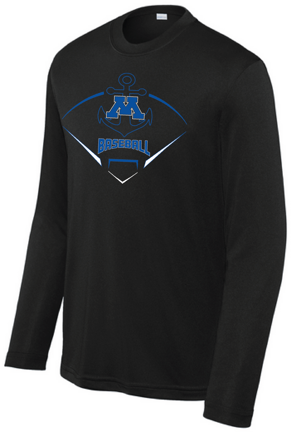 Baseball Youth Performance Long Sleeve Competitor Tee
