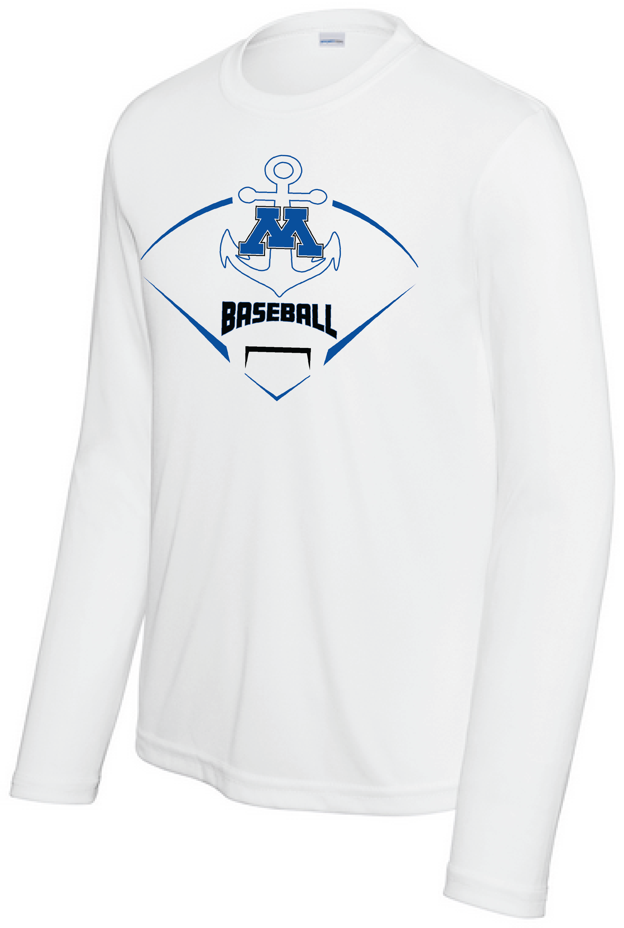 Baseball Youth Performance Long Sleeve Competitor Tee