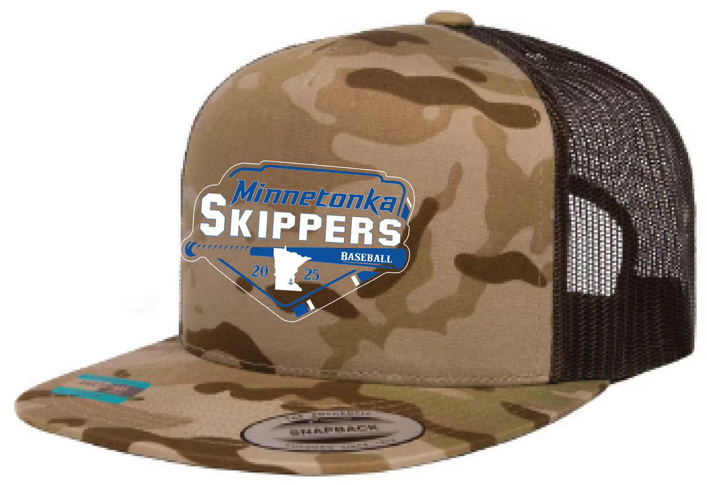 Baseball Yupoong Classic 5-Panel Flatbill Trucker Hat