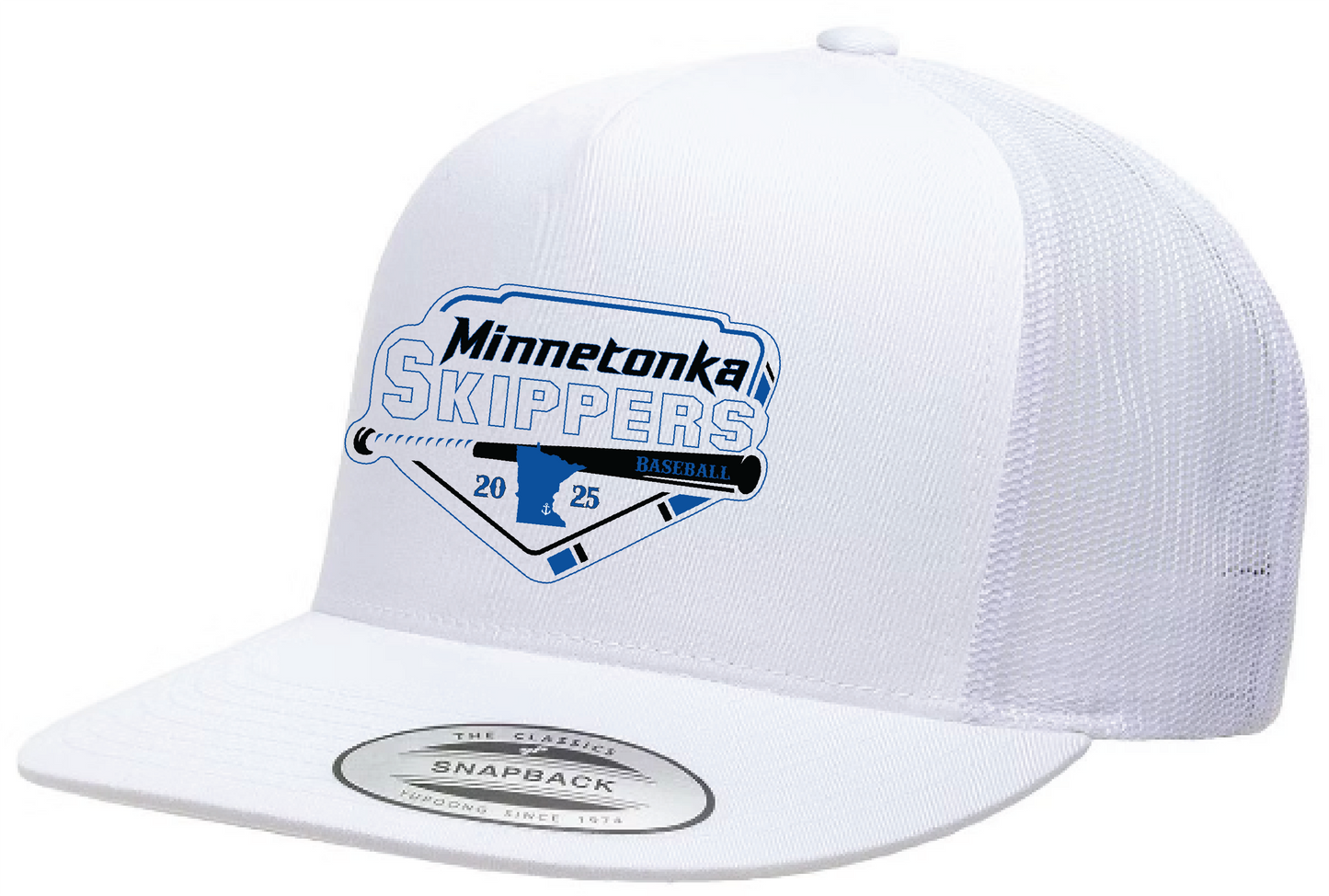 Baseball Yupoong Classic 5-Panel Flatbill Trucker Hat