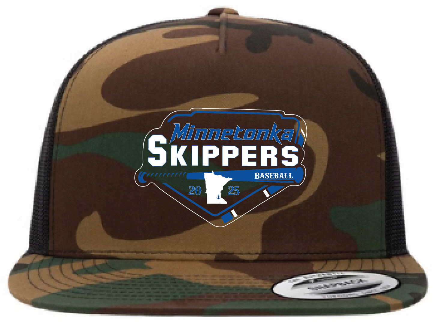 Baseball Yupoong Classic 5-Panel Flatbill Trucker Hat