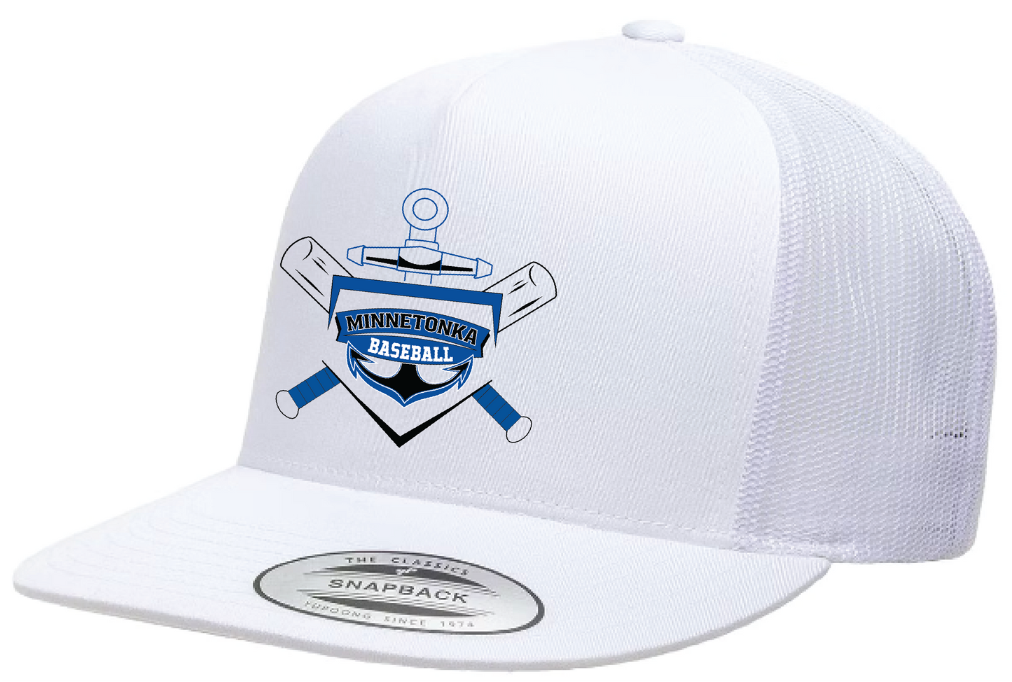 Baseball Yupoong Classic 5-Panel Flatbill Trucker Hat