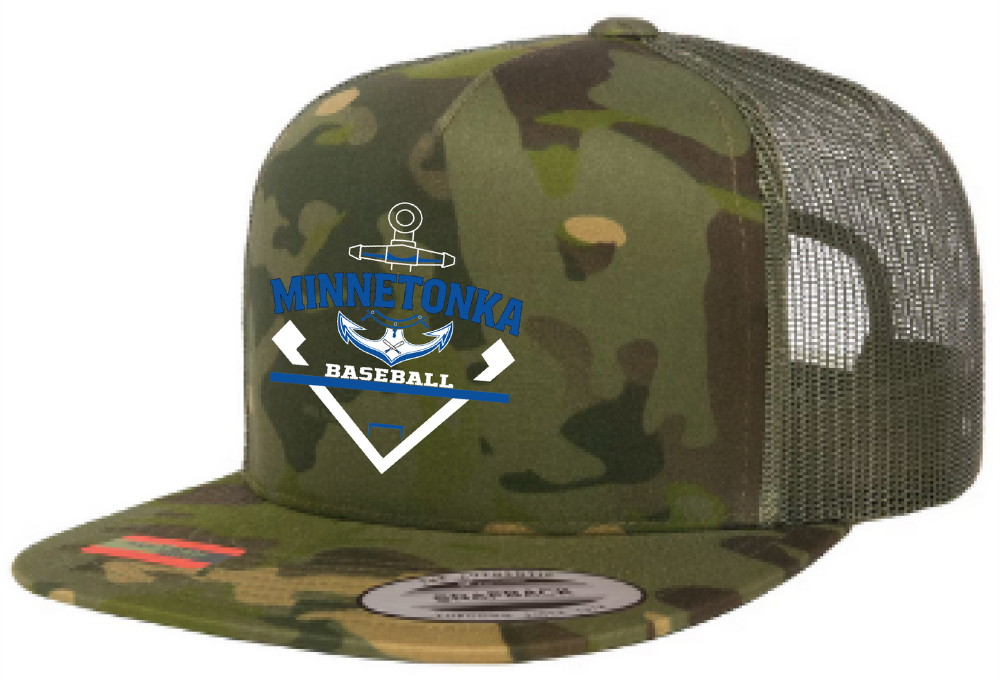 Baseball Yupoong Classic 5-Panel Flatbill Trucker Hat