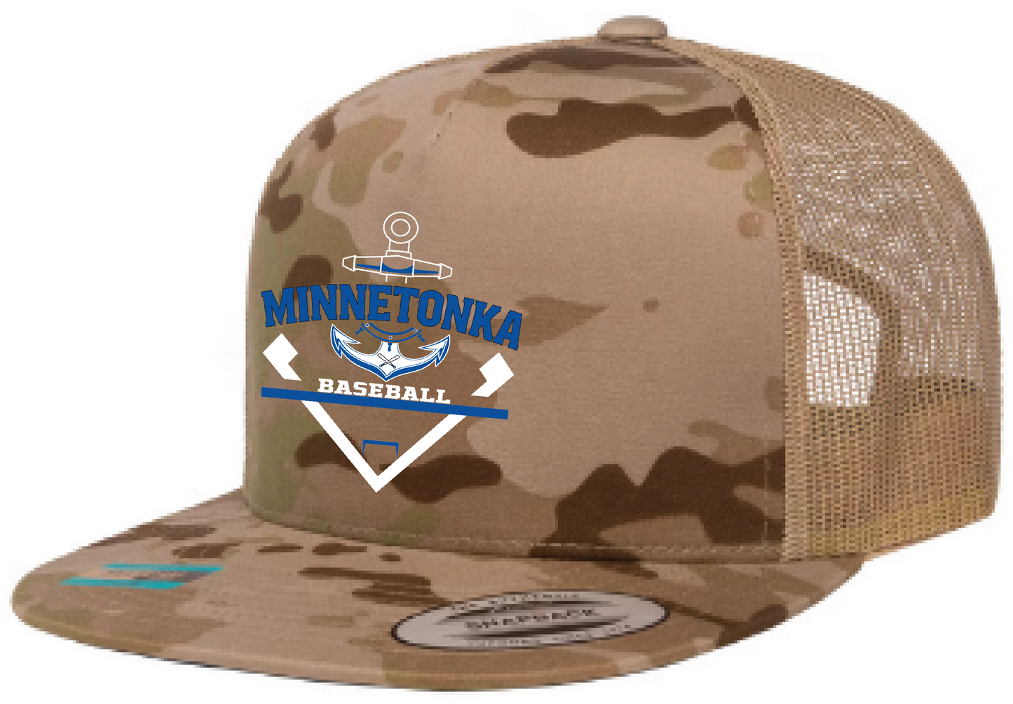 Baseball Yupoong Classic 5-Panel Flatbill Trucker Hat