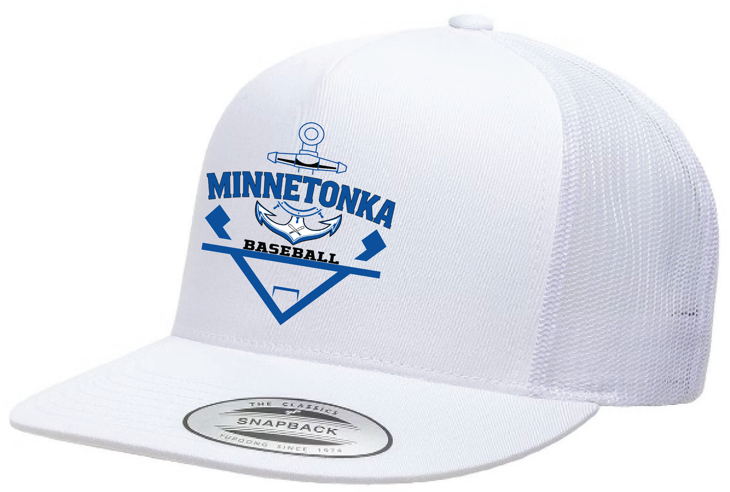 Baseball Yupoong Classic 5-Panel Flatbill Trucker Hat