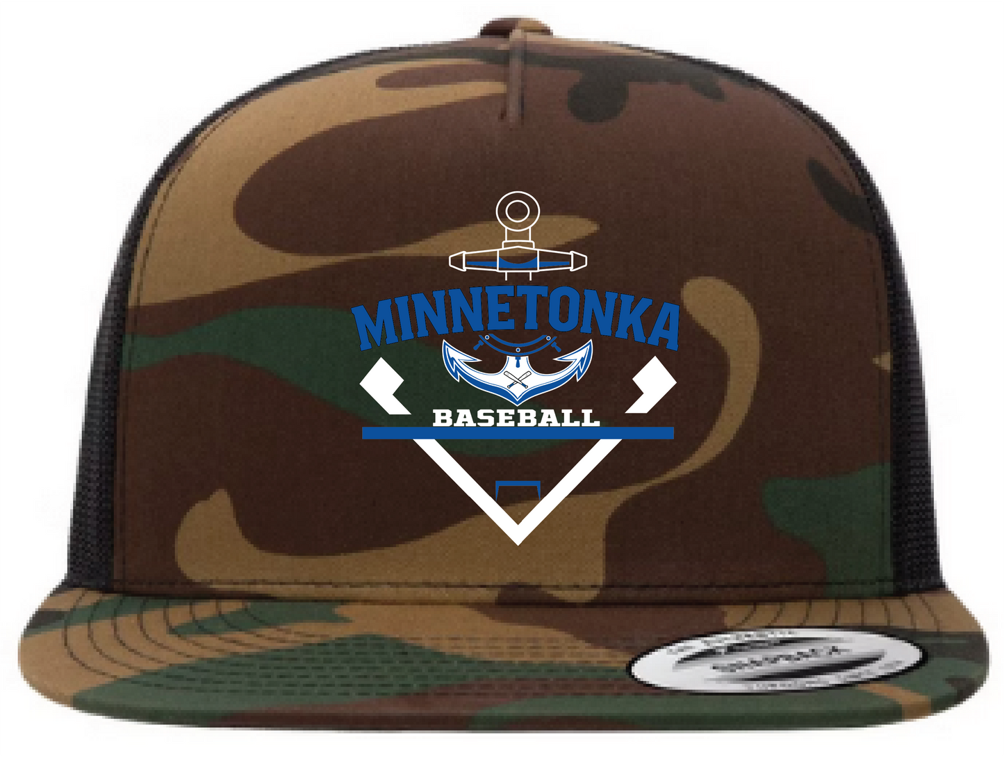Baseball Yupoong Classic 5-Panel Flatbill Trucker Hat