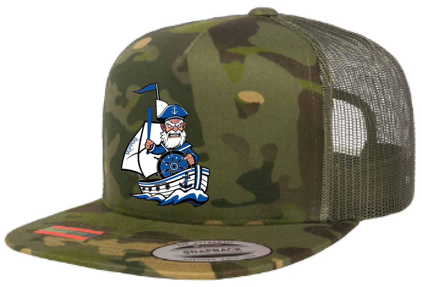 Baseball Yupoong Classic 5-Panel Flatbill Trucker Hat