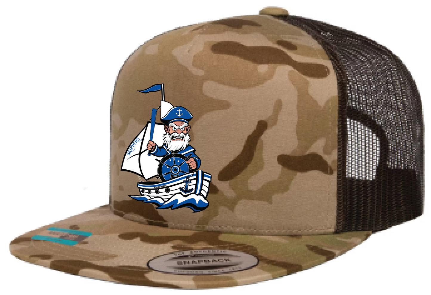Baseball Yupoong Classic 5-Panel Flatbill Trucker Hat