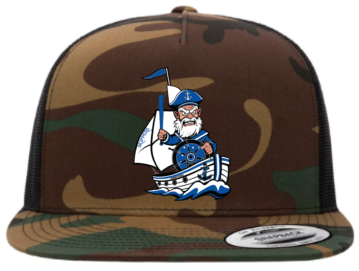 Baseball Yupoong Classic 5-Panel Flatbill Trucker Hat