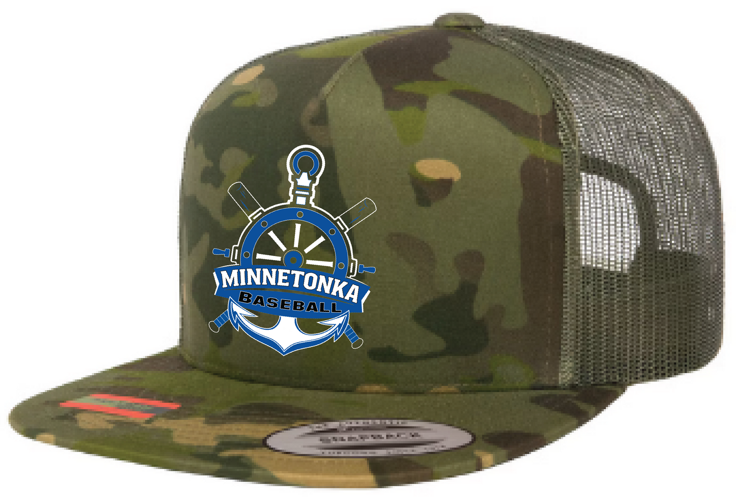 Baseball Yupoong Classic 5-Panel Flatbill Trucker Hat