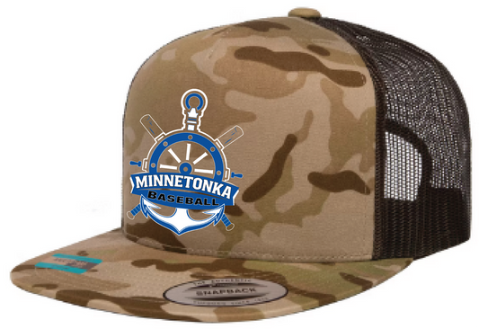 Baseball Yupoong Classic 5-Panel Flatbill Trucker Hat