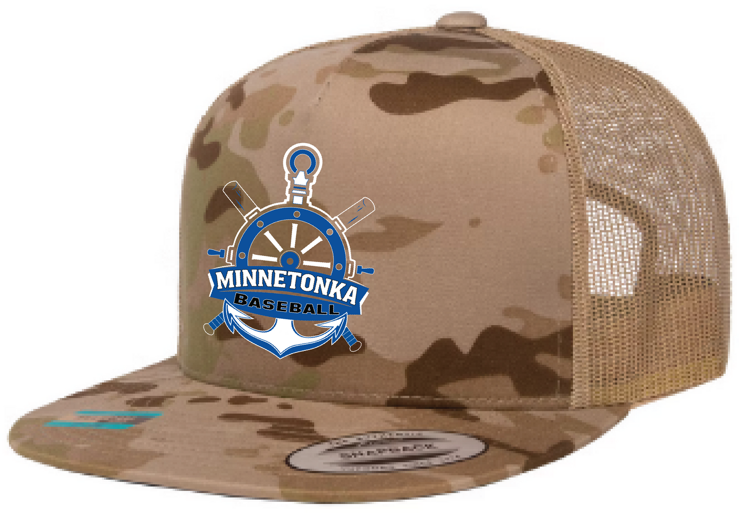 Baseball Yupoong Classic 5-Panel Flatbill Trucker Hat