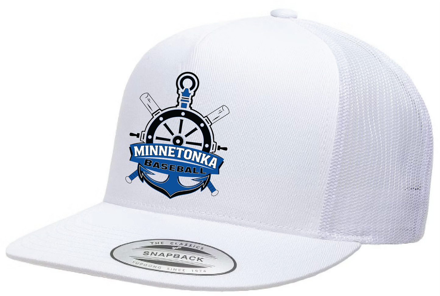 Baseball Yupoong Classic 5-Panel Flatbill Trucker Hat