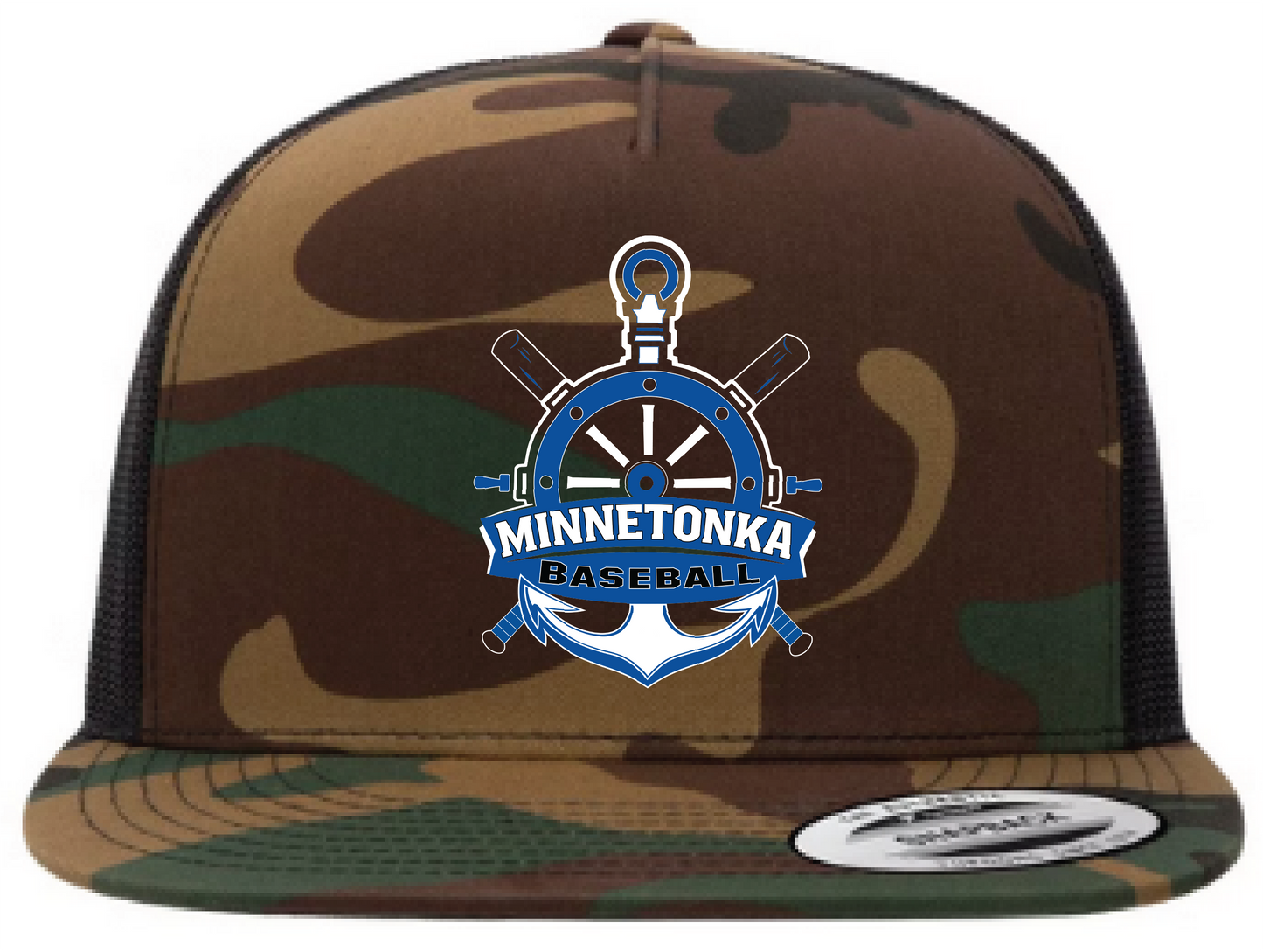 Baseball Yupoong Classic 5-Panel Flatbill Trucker Hat