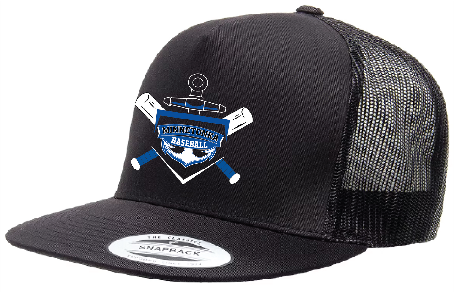 Baseball Yupoong Classic 5-Panel Flatbill Trucker Hat