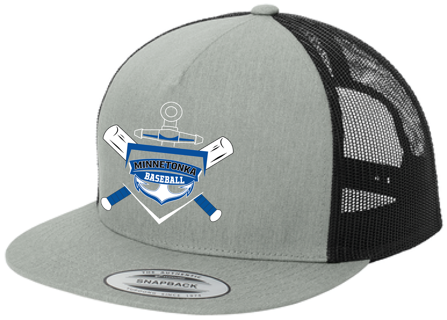 Baseball Yupoong Classic 5-Panel Flatbill Trucker Hat