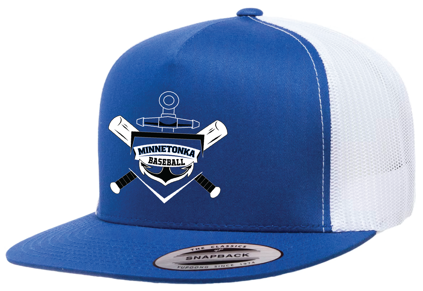 Baseball Yupoong Classic 5-Panel Flatbill Trucker Hat