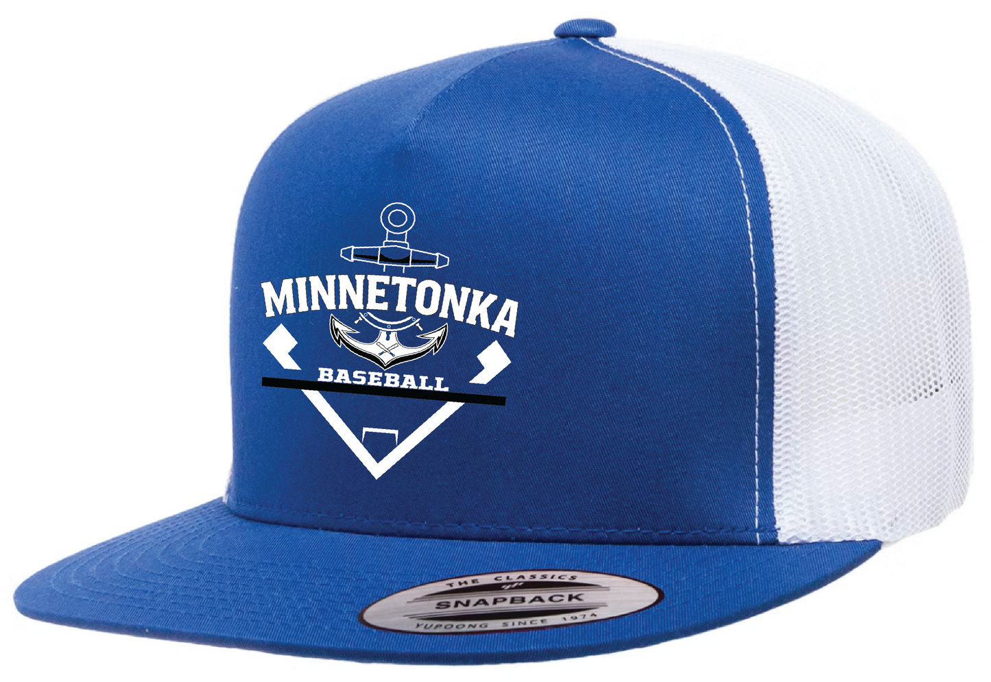 Baseball Yupoong Classic 5-Panel Flatbill Trucker Hat