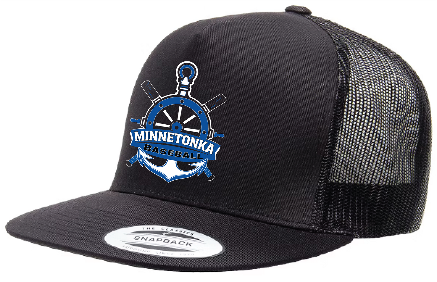 Baseball Yupoong Classic 5-Panel Flatbill Trucker Hat