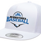 Baseball 5 Panel Flat Bill Snapback Trucker Hat
