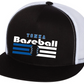 Baseball 5 Panel Flat Bill Snapback Trucker Hat