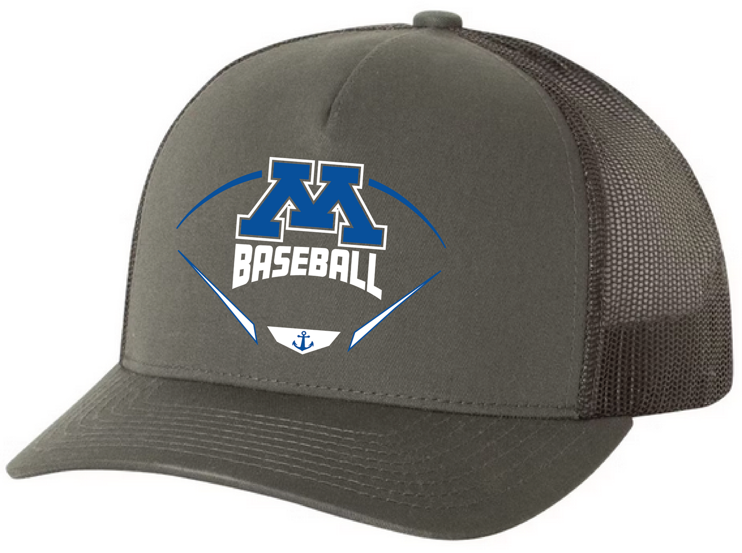 Baseball 5 Panel Snapback Trucker Hat