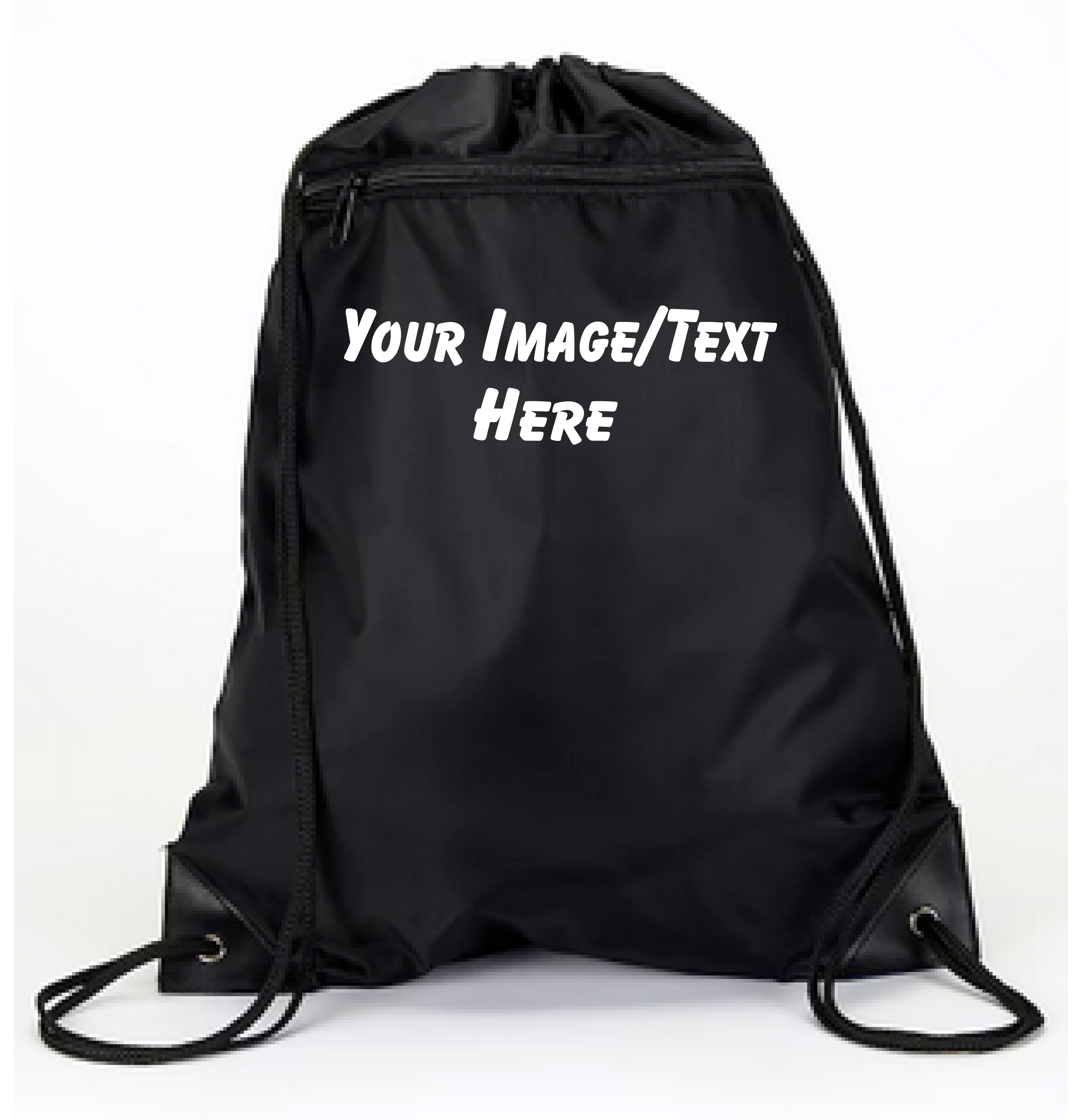 Custom drawstring backpack hot sale