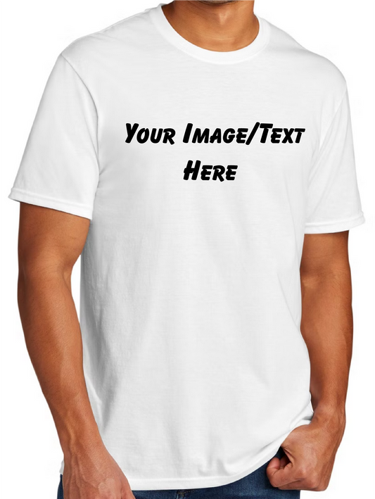 Custom Image/Text - Adult Tri-Blend T-Shirt