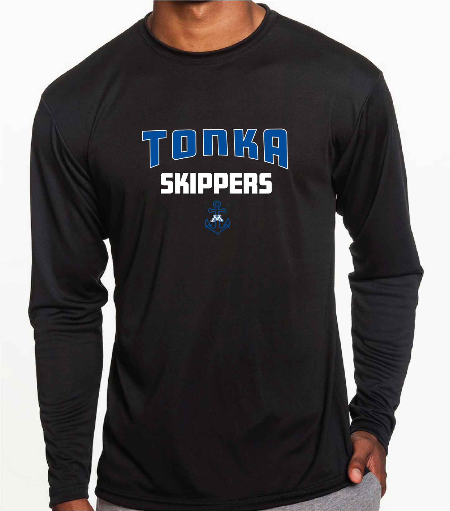 Tonka Skippers M with Anchor - Adult/Youth Long Sleeve