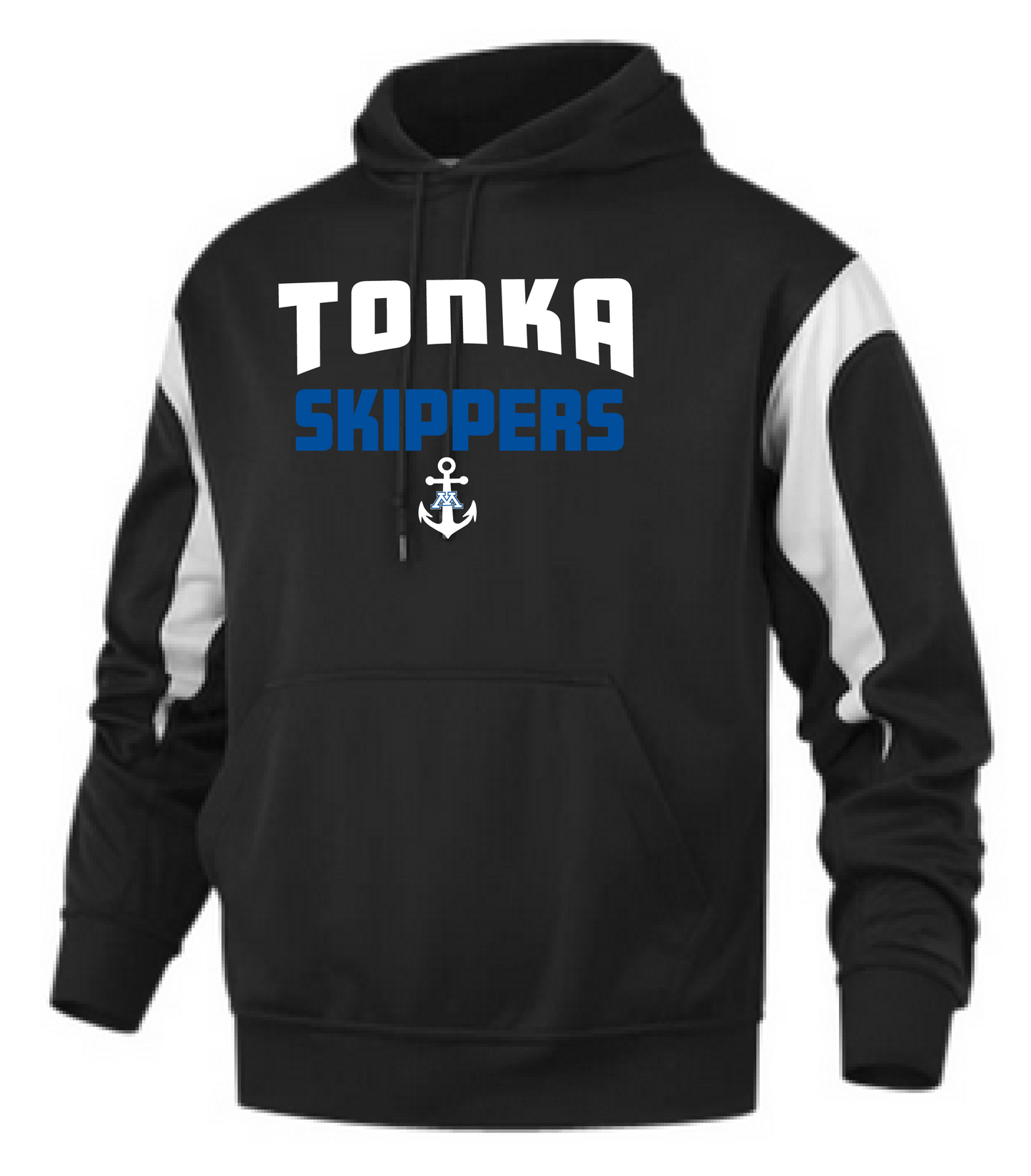 Tonka Skippers Sm Anchor White Panel Hoodie - Adult