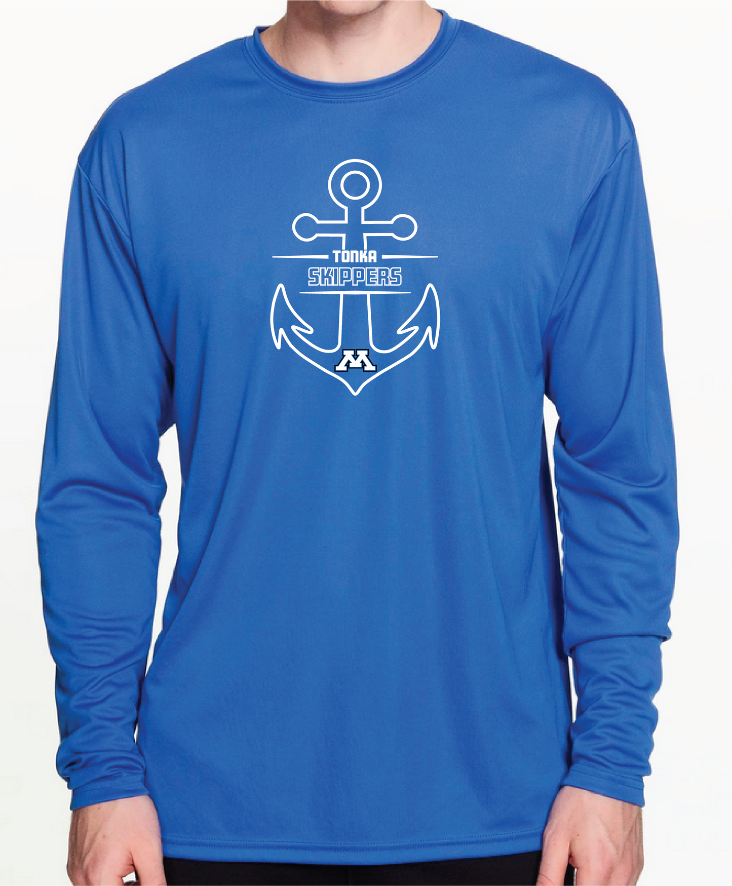 Minnetonka Skippers Anchor - Adult/Youth Long Sleeve Shirt